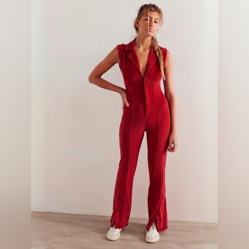 Free people CRVY Ring The Alarm One-Piece jumpsuit